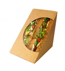 hộp giấy bánh mì sandwich tam giác